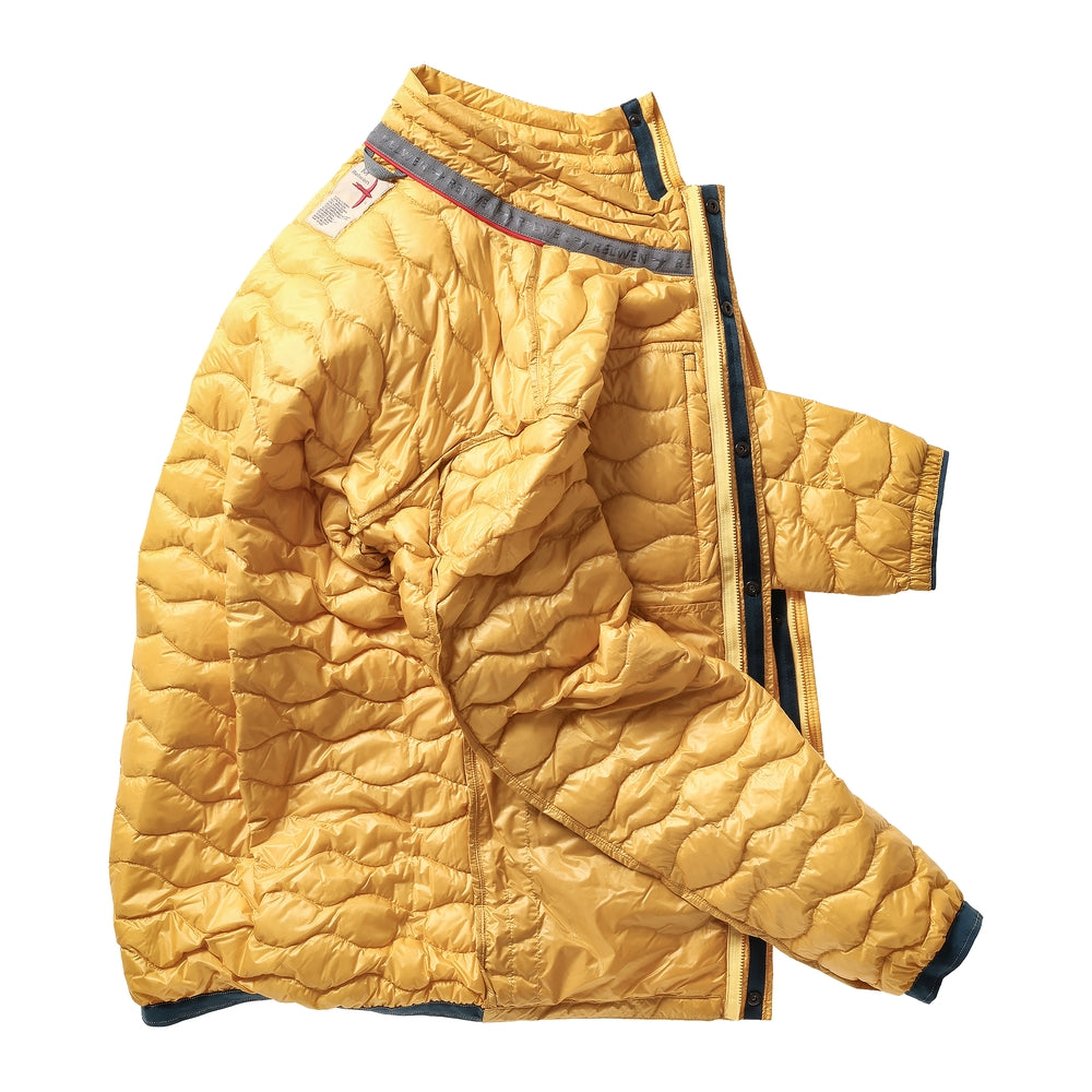 Wave-Quilt Down Jacket