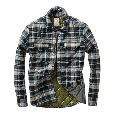 Quilted Flannel Shirt Jacket