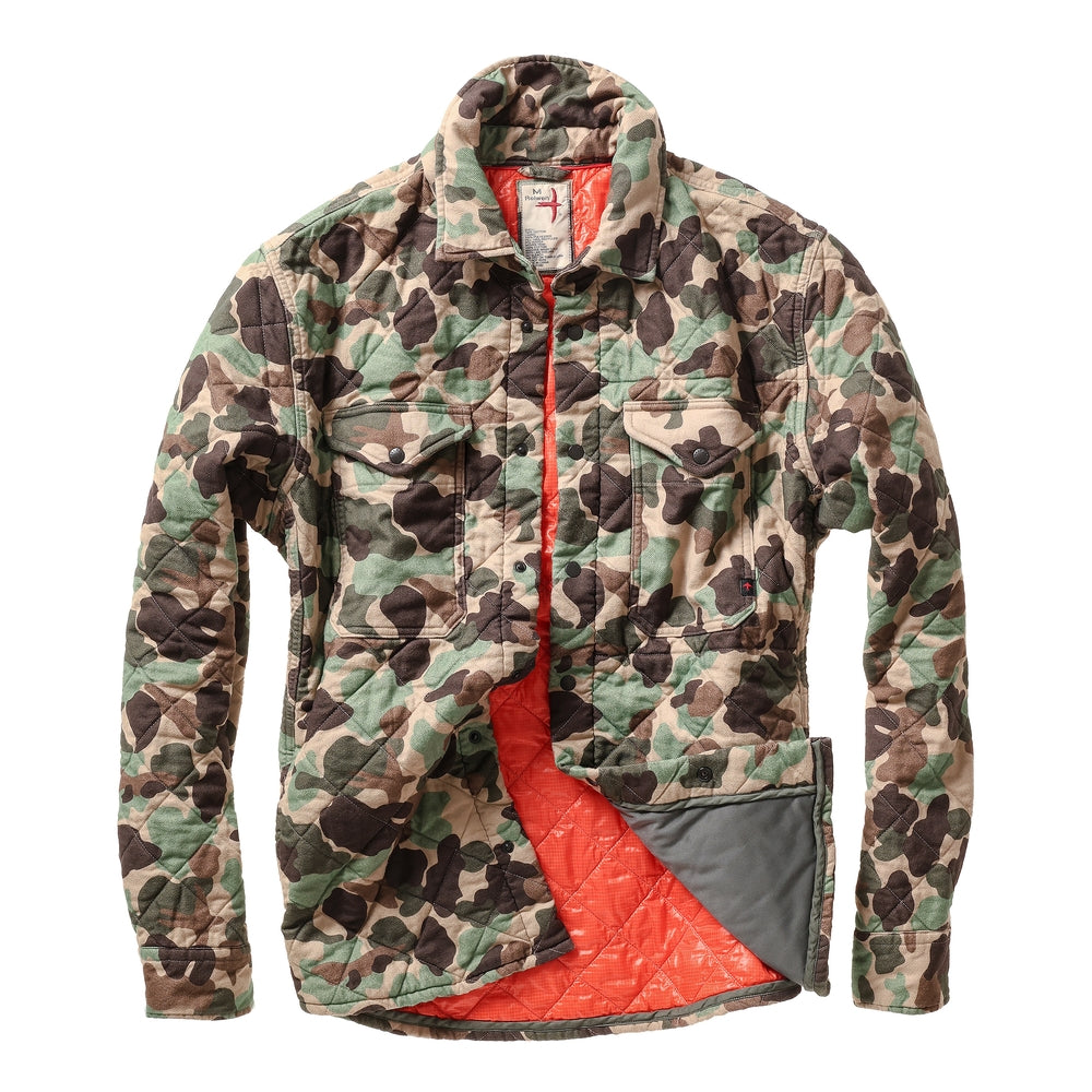 Quilted Flannel Shirt Jacket