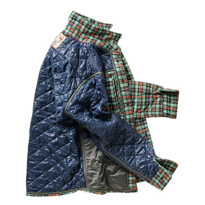 Quilted Flannel Shirt Jacket