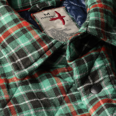Quilted Flannel Shirt Jacket