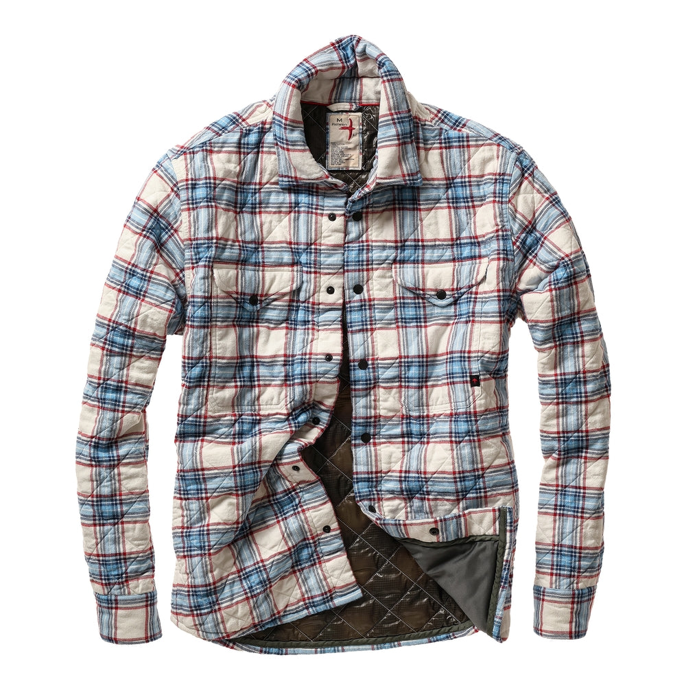 Quilted Flannel Shirt Jacket