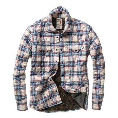 Quilted Flannel Shirt Jacket