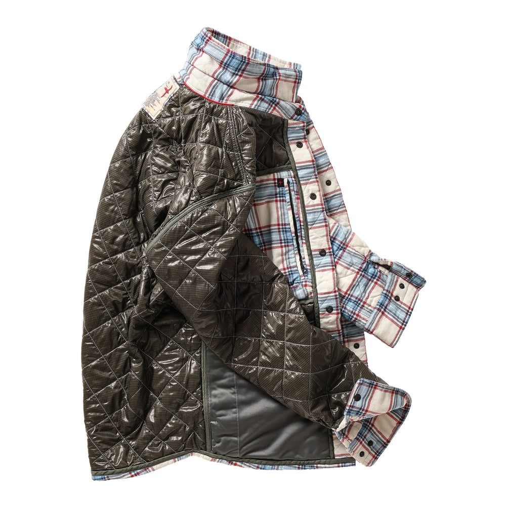 Quilted Flannel Shirt Jacket
