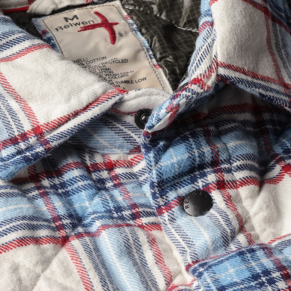 Quilted Flannel Shirt Jacket