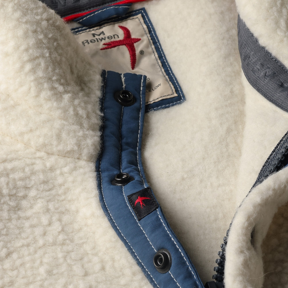 Wooly Shag Snap-Zip