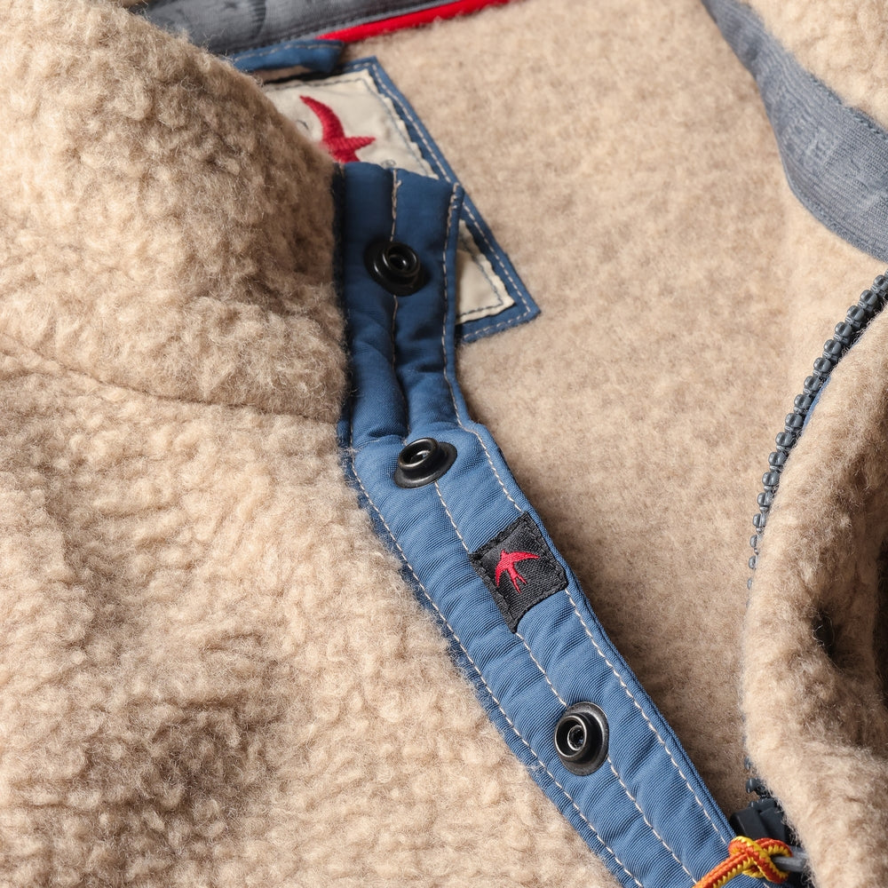 Wooly Shag Snap-Zip