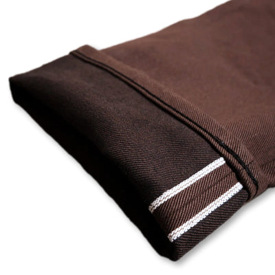 Trabuco Classic Straight 15 oz. Dark Brown Raw Selvedge Denim