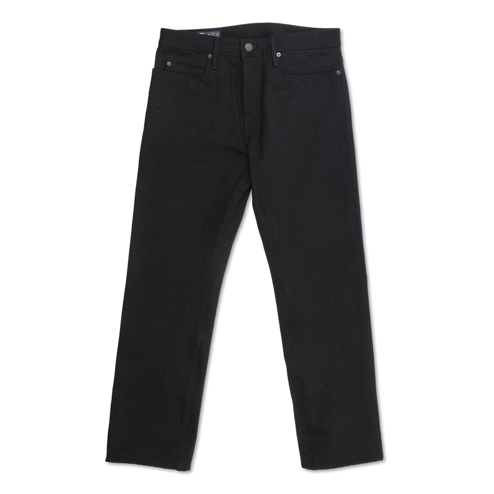 Trabuco Classic Straight 17 oz. Slub Black Raw Selvedge Denim