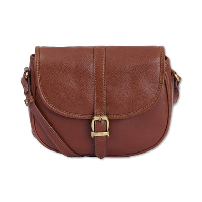Women's Laire Medium Leather Saddle Bag