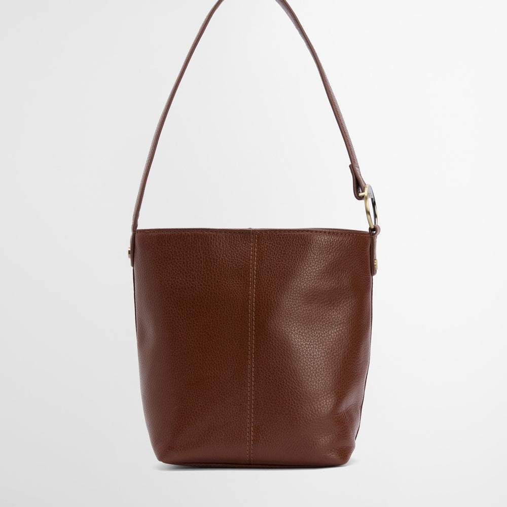 Cedar Leather Bucket Bag
