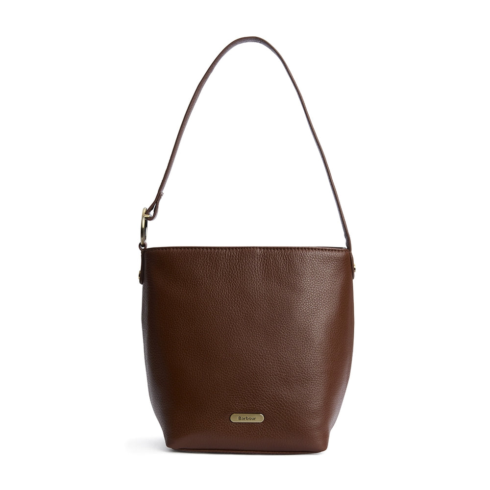 Cedar Leather Bucket Bag