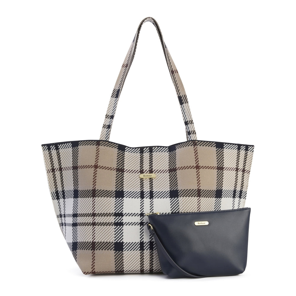 Layla Large Tartan Tote Bag