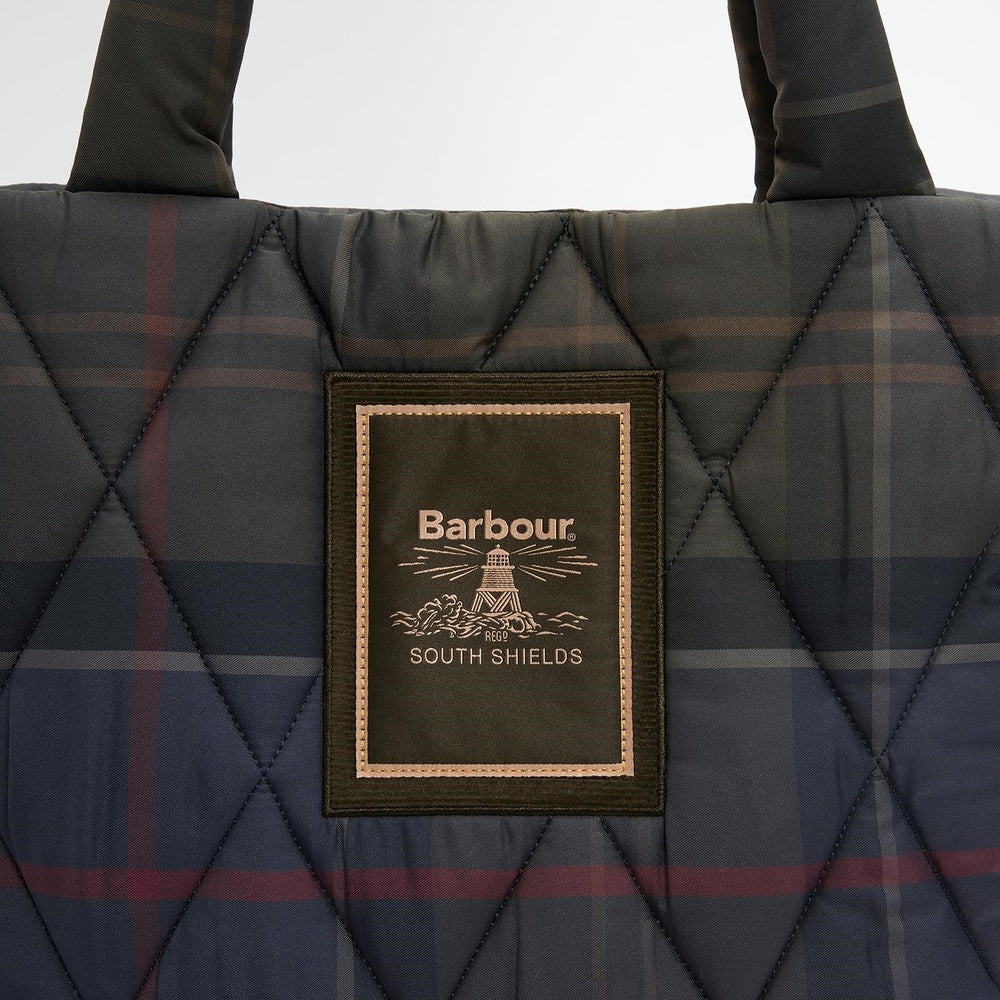 Barbour Arlene Tartan Quilted Tote Bag - M.W. Reynolds