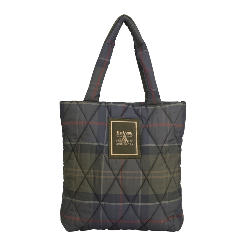 Barbour Arlene Tartan Quilted Tote Bag - M.W. Reynolds