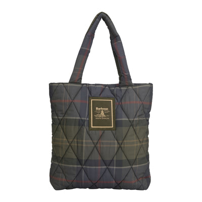 Barbour Arlene Tartan Quilted Tote Bag - M.W. Reynolds
