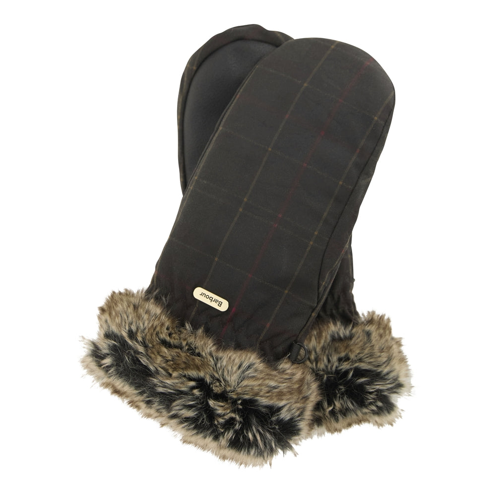 Barbour Women's Tartan Wax Mittens - M.W. Reynolds