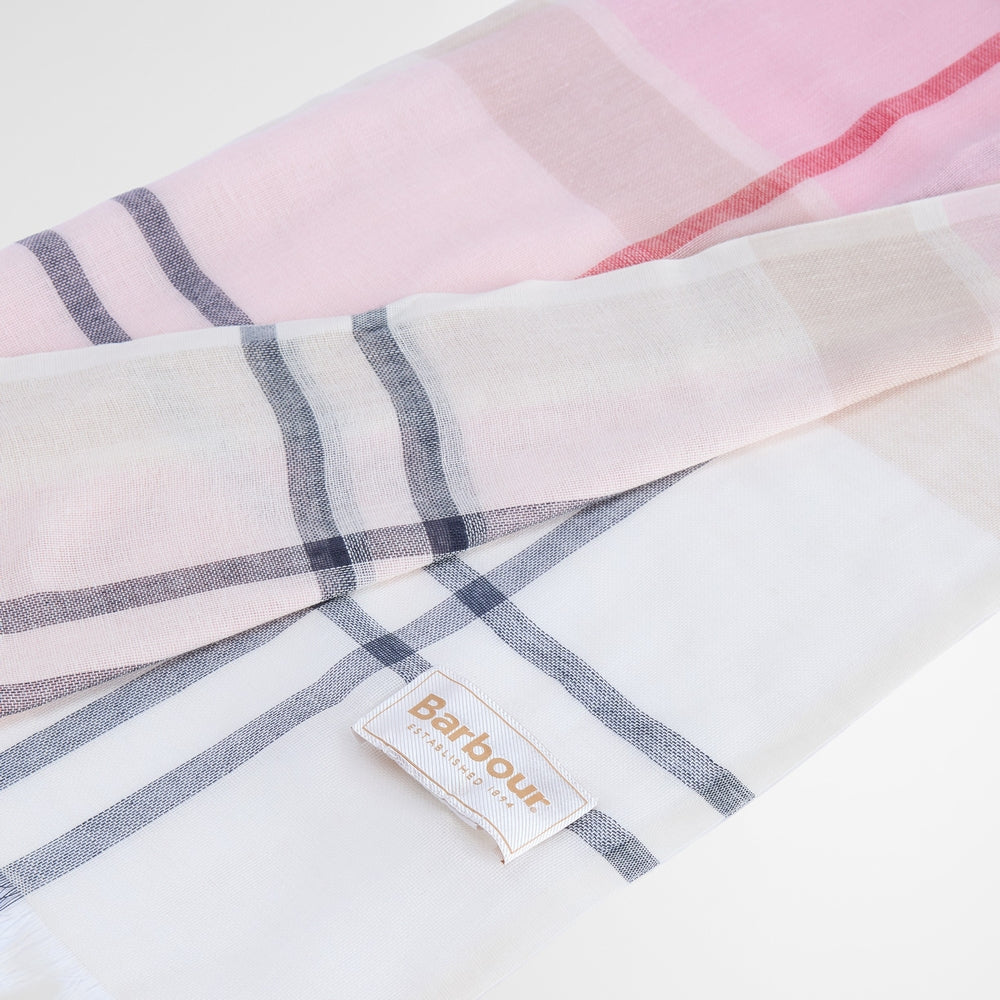 Abigail Tartan Cotton/Linen Scarf