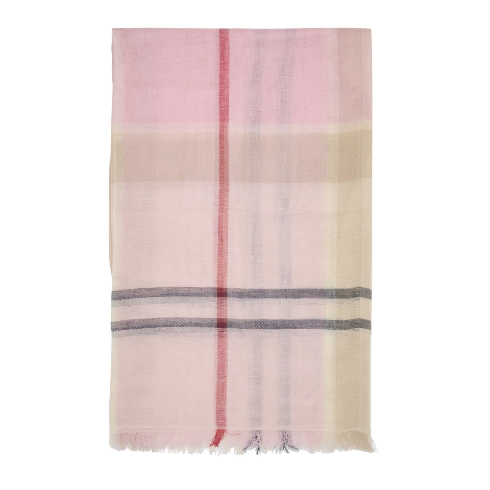 Abigail Tartan Cotton/Linen Scarf
