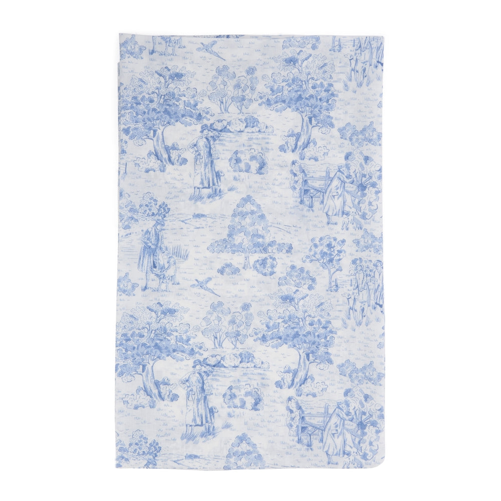 Wisteria Lightweight Toile de Jouy Scarf