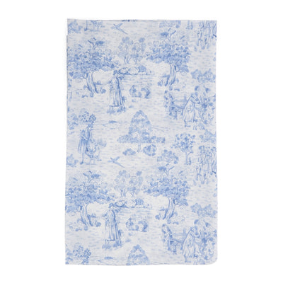 Wisteria Lightweight Toile de Jouy Scarf