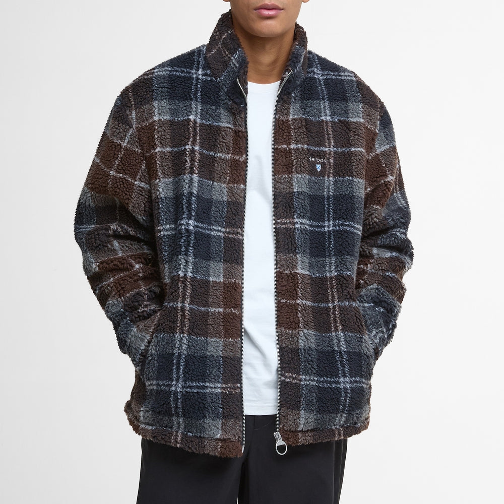 Tartan Sherpa Fleece Jacket