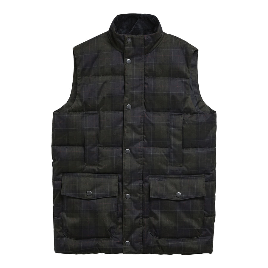Barbour Lonnen Tartan Puffer Gilet - M.W. Reynolds