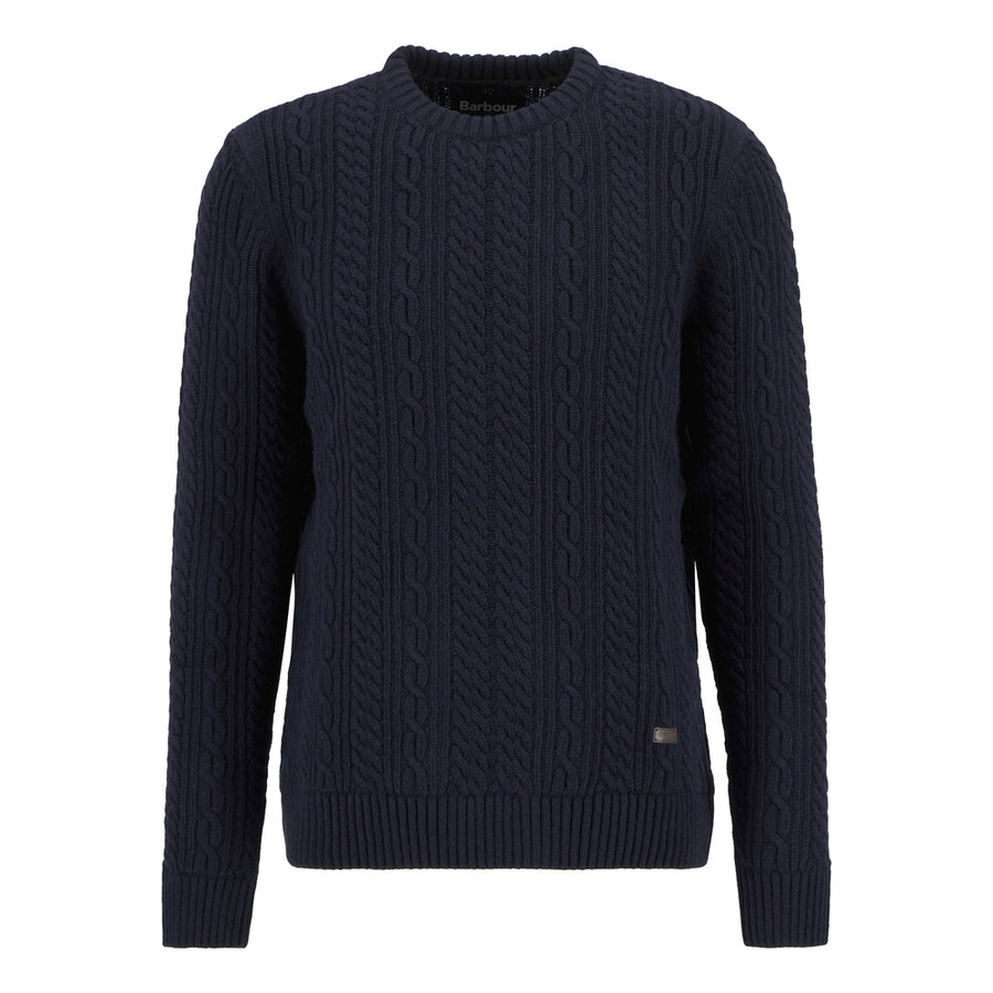 Barbour Lowfen Cable-Knit Crew Sweater - M.W. Reynolds