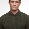 Lowfen Cable-Knit Crew Sweater