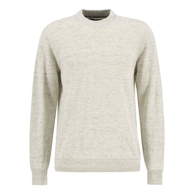 Barbour Flaxby Linen Cotton Crew Neck - M.W. Reynolds