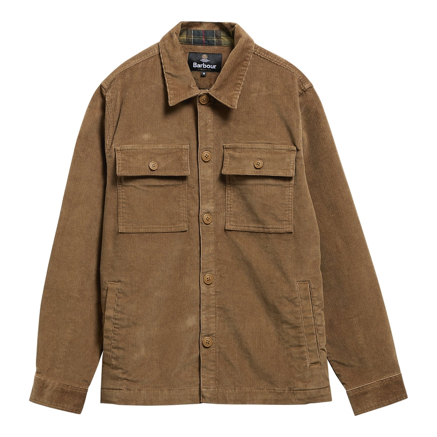 Barbour Tartan Trimmed Cord Overshirt - M.W. Reynolds