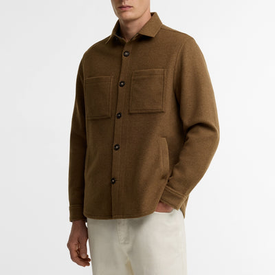 Marltown Brushed Wool-Blend Overshirt