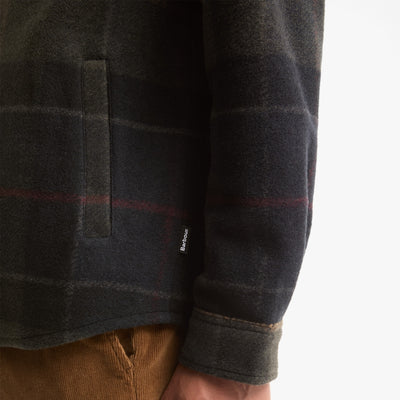Woodlane Brushed Wool-Blend Check Overshirt
