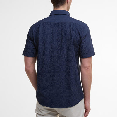 Longhall Seersucker Short Sleeve Shirt