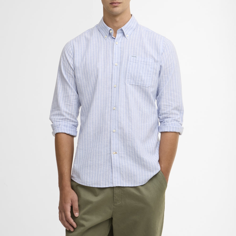 Barbour Nelson Linen/Cotton Striped Shirt - M.W. Reynolds