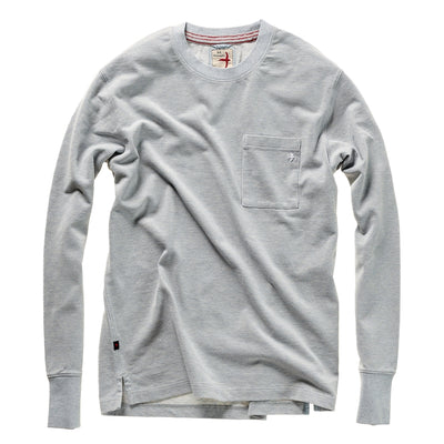 Pique Long Sleeve Pocket Crew