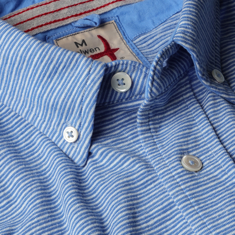 Hemp Stripe Buttondown Shirt