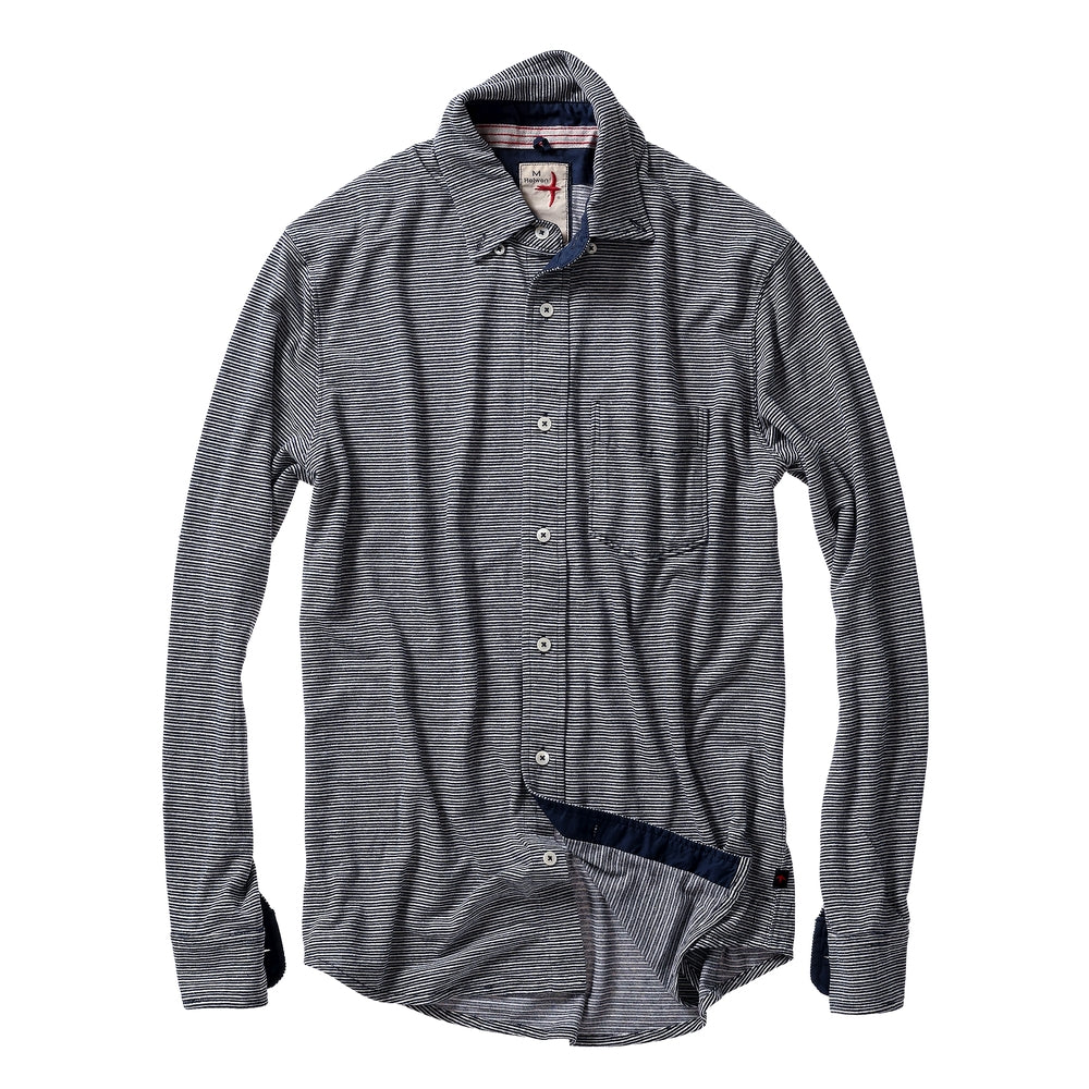 Hemp Stripe Buttondown Shirt