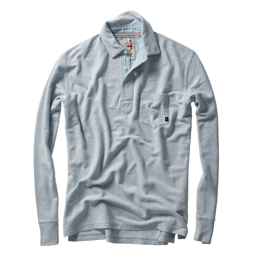Long Sleeve Vintage Pique Polo