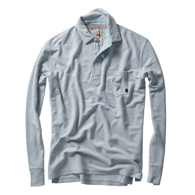 Long Sleeve Vintage Pique Polo