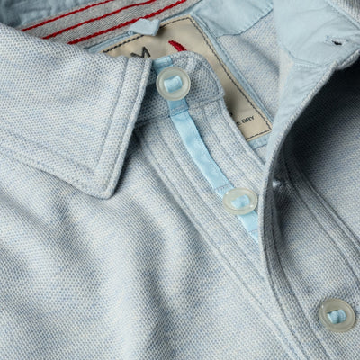 Long Sleeve Vintage Pique Polo