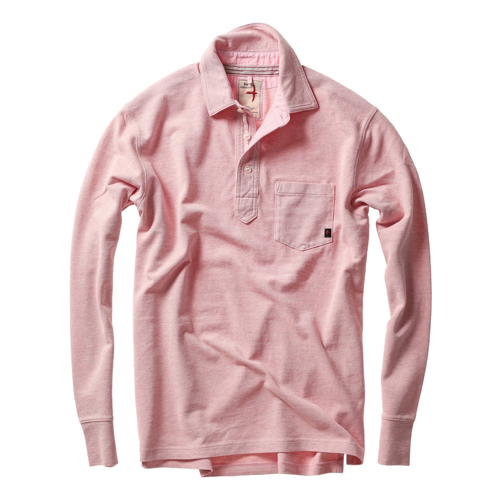 Long Sleeve Vintage Pique Polo