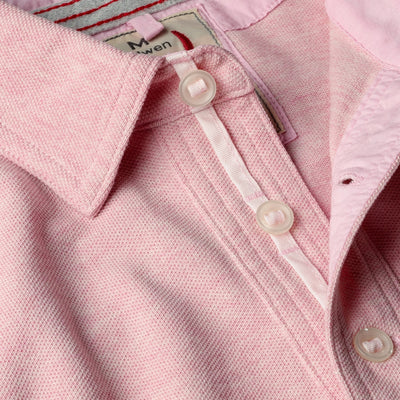 Long Sleeve Vintage Pique Polo