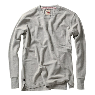 Long Sleeve Vintage Pique Crew