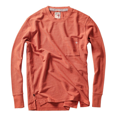 Long Sleeve Vintage Pique Crew