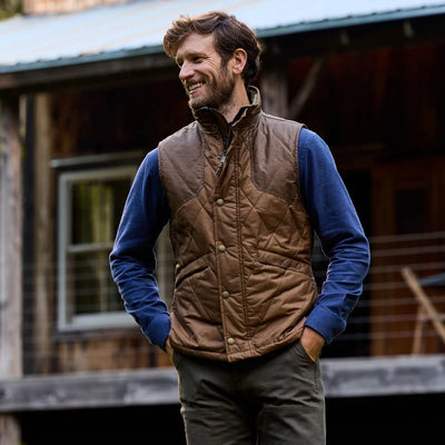 Paddock Waxed Quilted Vest