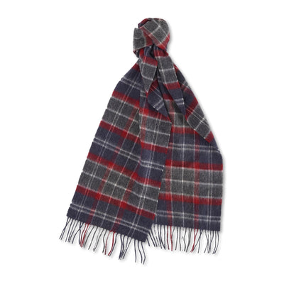 Merino and Cashmere Tartan Scarf