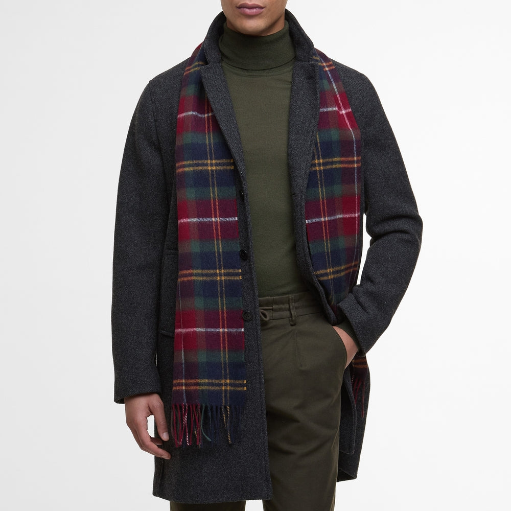 Merino and Cashmere Tartan Scarf
