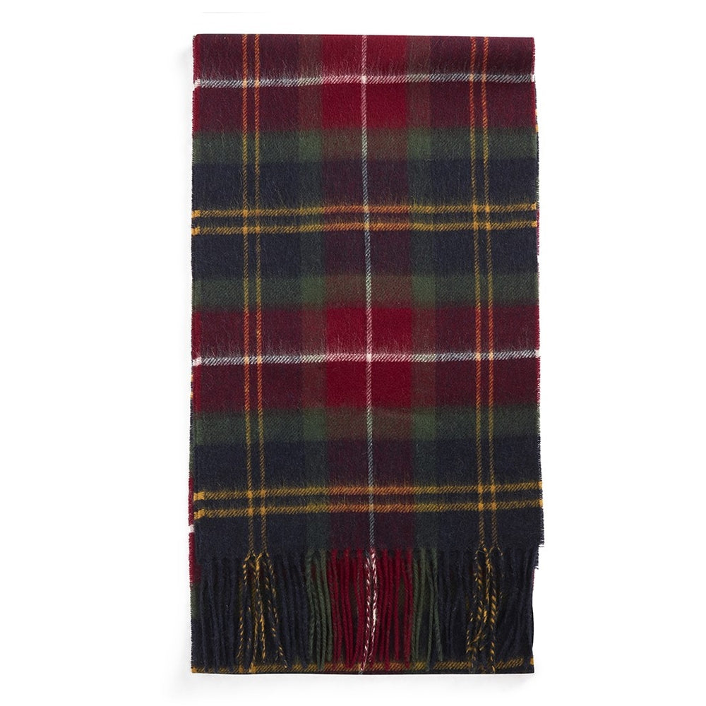 Merino and Cashmere Tartan Scarf