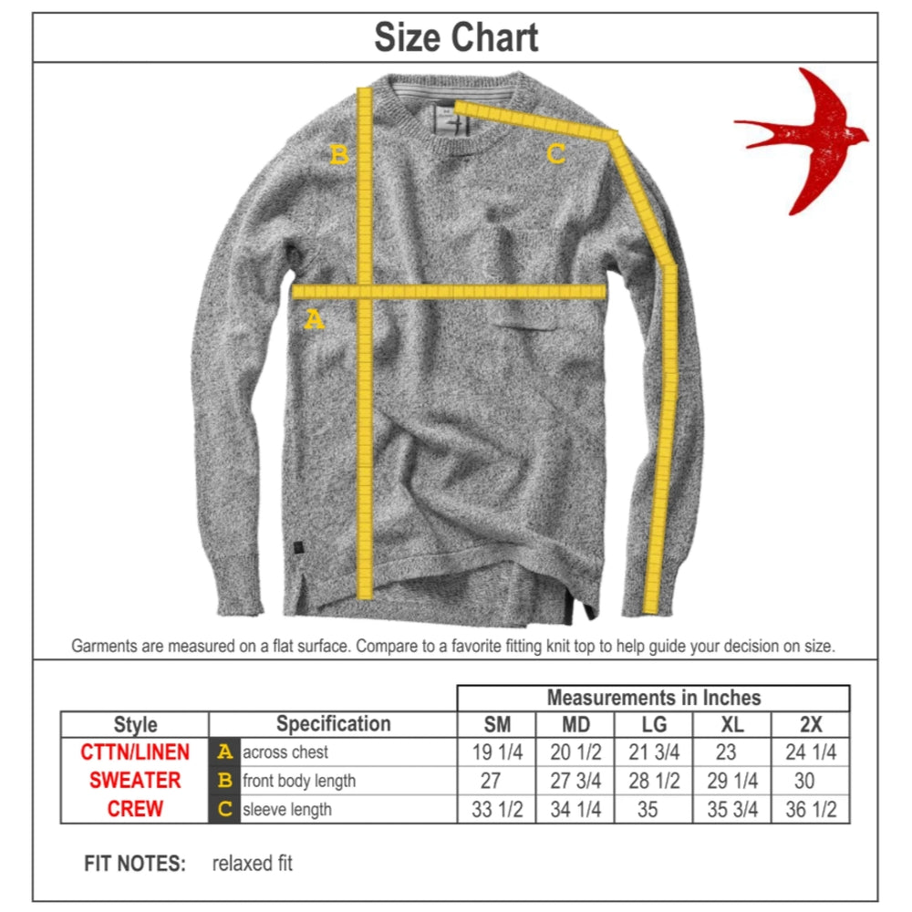 Cotton/Linen Sweater Crew